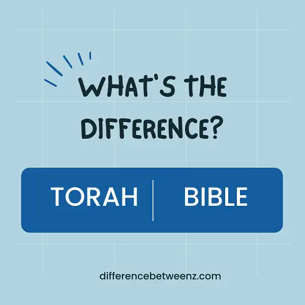 Difference between Torah and Bible