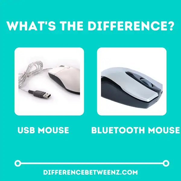 Difference between USB Mouse and Bluetooth Mouse