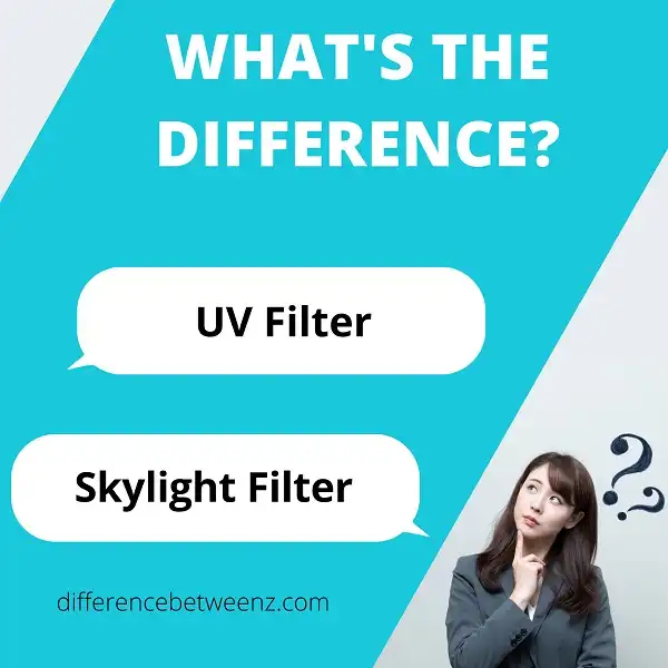Difference between UV and Skylight Filters