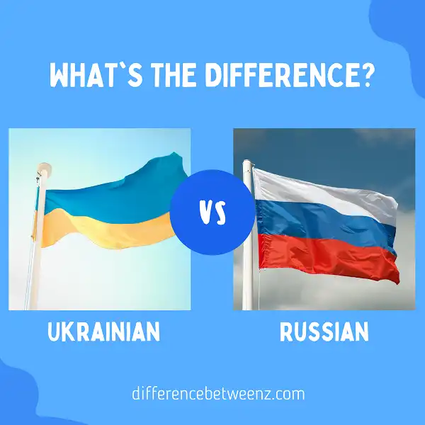 Difference between Ukrainian and Russian