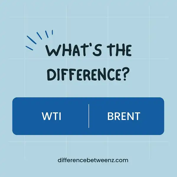 Difference between WTI and Brent