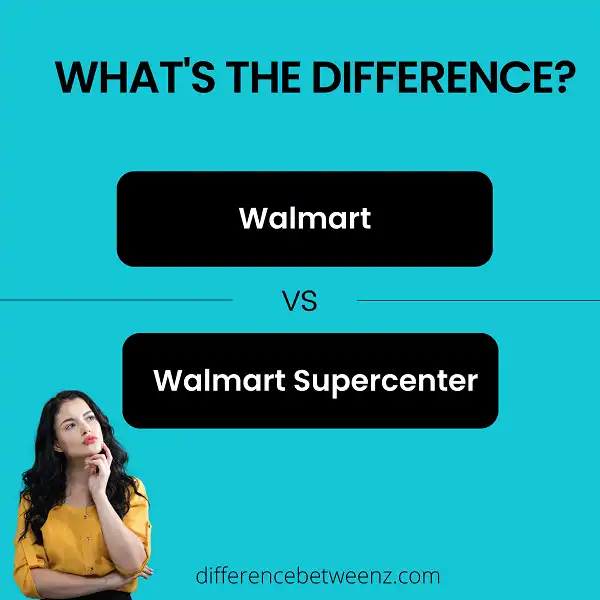Difference between Walmart and Walmart Supercenter