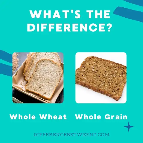 Difference between Whole Wheat and Whole Grain
