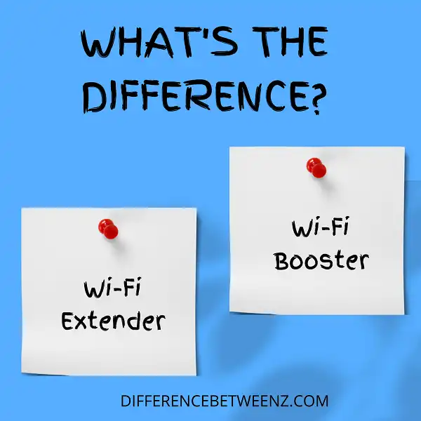 Difference between Wi-Fi Extender and Booster