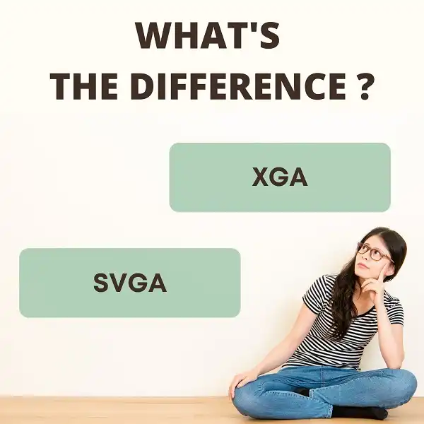 Difference between XGA and SVGA