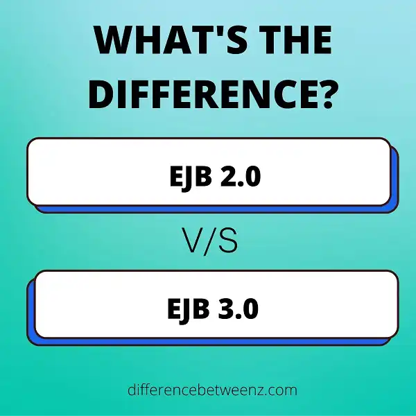 Difference Between EJB 2.0 and EJB 3.0