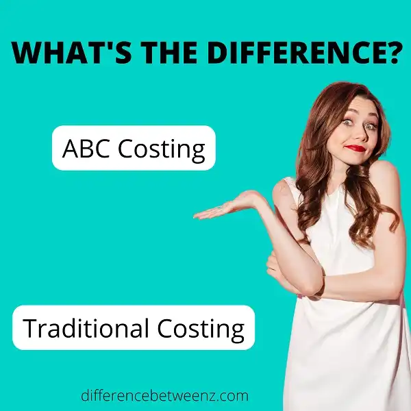 Difference between ABC and Traditional Costing