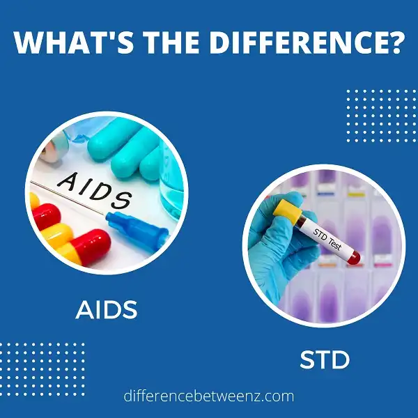 Difference between AIDS and STDs