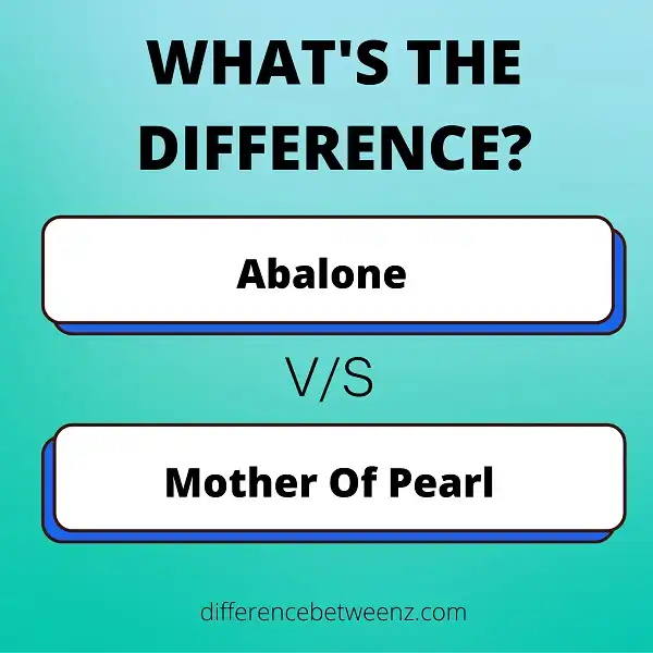 Difference between Abalone and Mother Of Pearl
