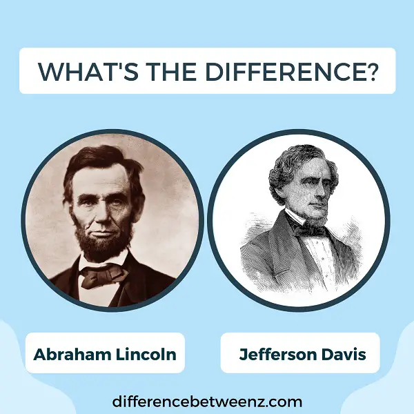 Difference between Abraham Lincoln and Jefferson Davis