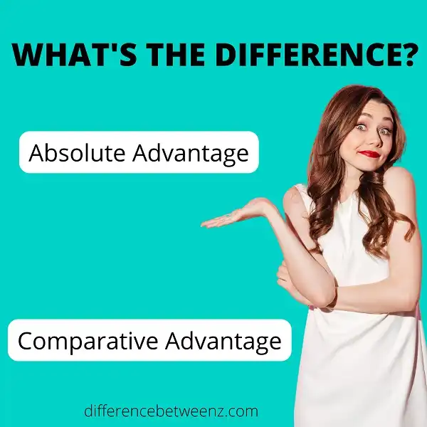 Difference between Absolute and Comparative Advantage