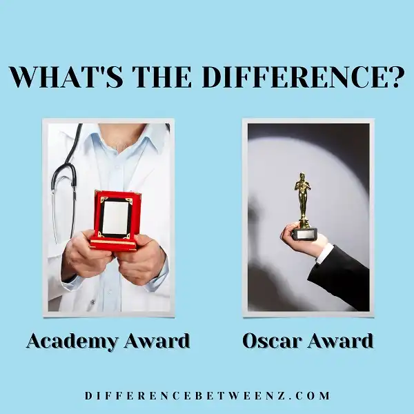 Difference between Academy Award and Oscar