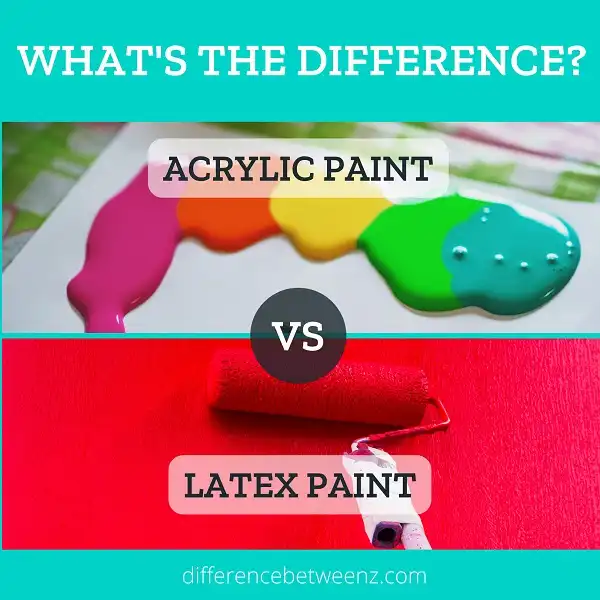 Difference between Acrylic and Latex Paint