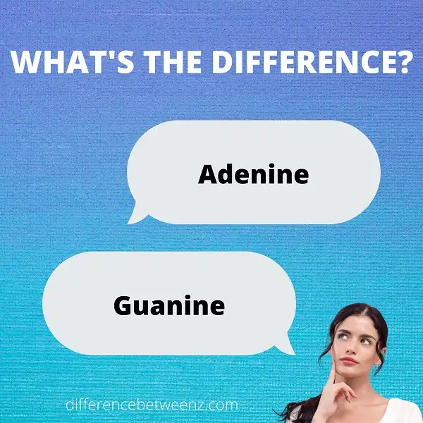 Difference between Adenine and Guanine