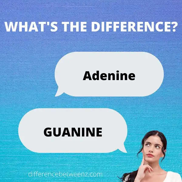 Difference between Adenine and Guanine