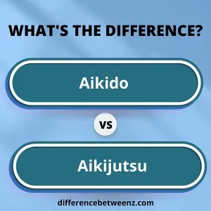 Difference between Aikido and Aikijutsu