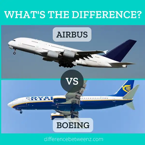 Difference between Airbus and Boeing