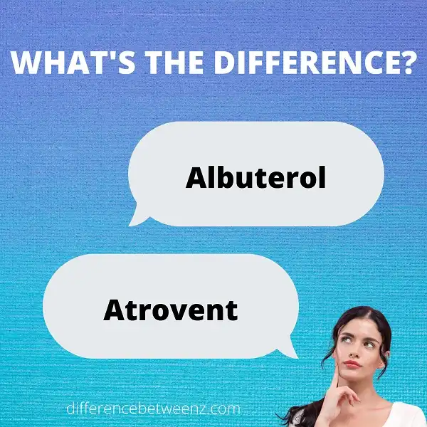 Difference between Albuterol and Atrovent