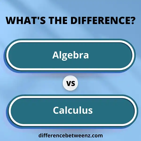 difference-between-algebra-and-calculus-difference-betweenz