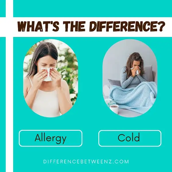 Difference between Allergies and a Cold