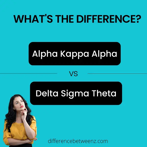Difference between Alpha Kappa Alpha and Delta Sigma Theta