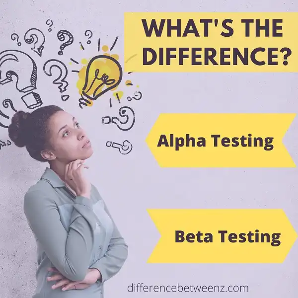 Difference between Alpha and Beta Testing