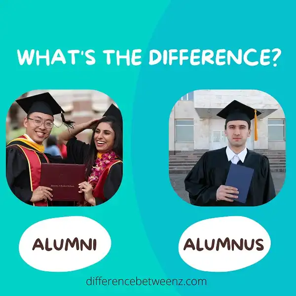 Difference between Alumni and Alumnus