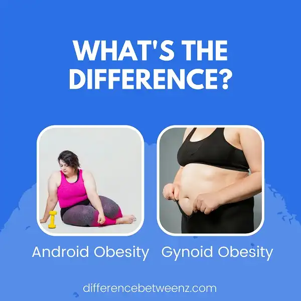 Difference between Android and Gynoid Obesity