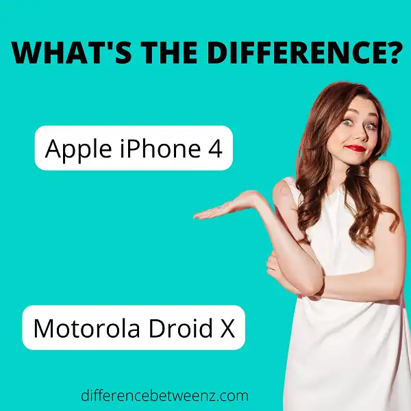 Difference between Apple iPhone 4 and Motorola Droid X