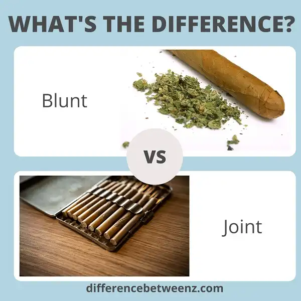 Difference between Blunt and Joint