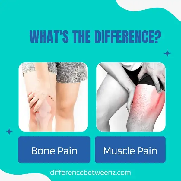 Difference between Bone Pain and Muscle Pain