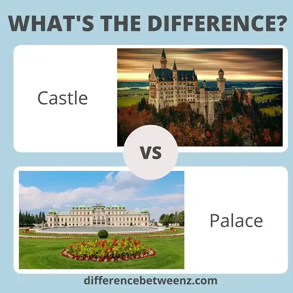 Difference between Castles and Palaces