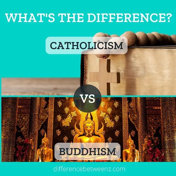 Difference between Catholicism and Buddhism