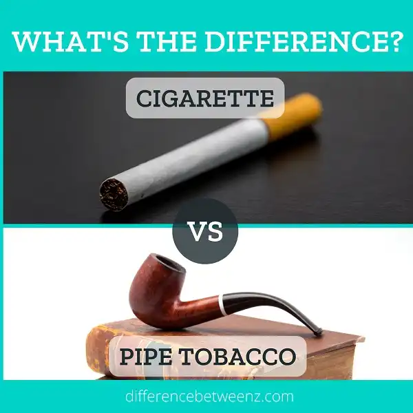 Difference Between Cigarette And Pipe Tobacco Difference Betweenz