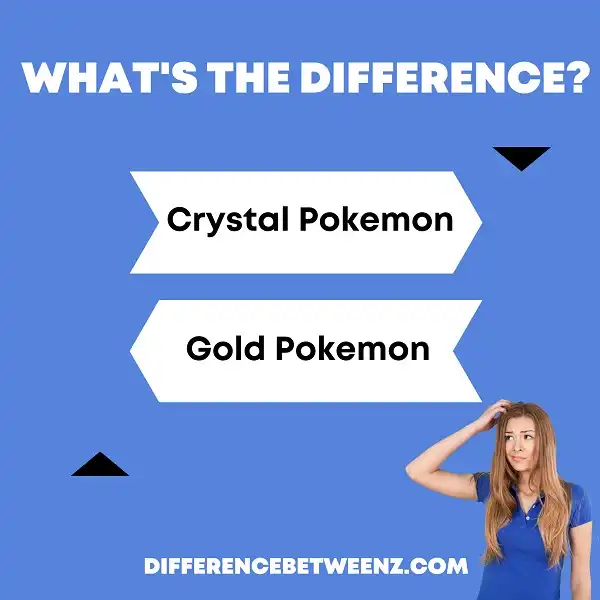 Difference between Crystal and Gold Pokemon