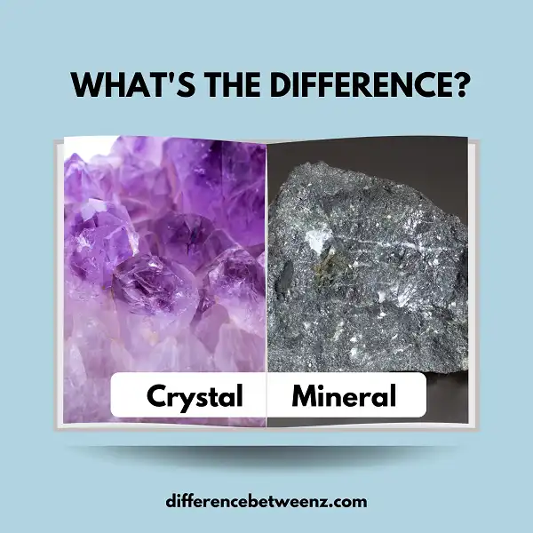 Difference between Crystal and Mineral