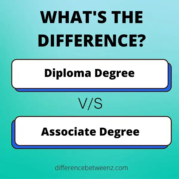 Difference between Diploma and Associate Degree