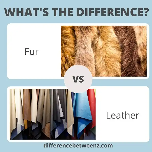Difference between Fur and Leather