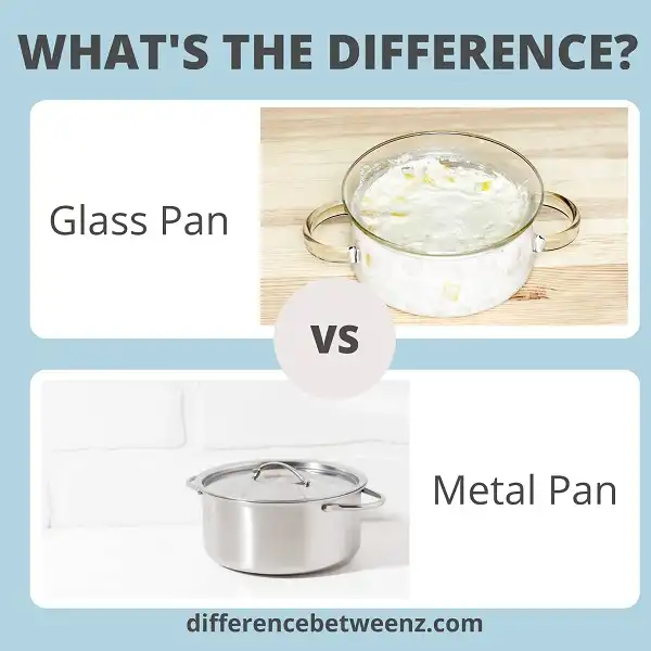Difference between Glass and Metal Pans