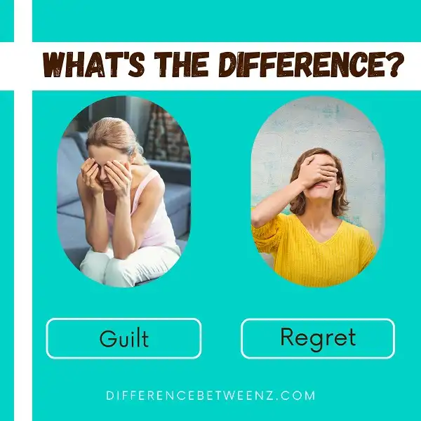 Difference between Guilt and Regret