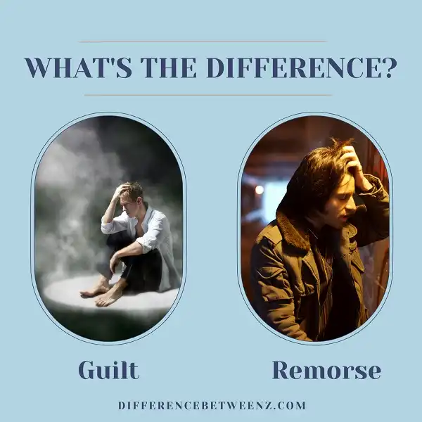 Difference between Guilt and Remorse
