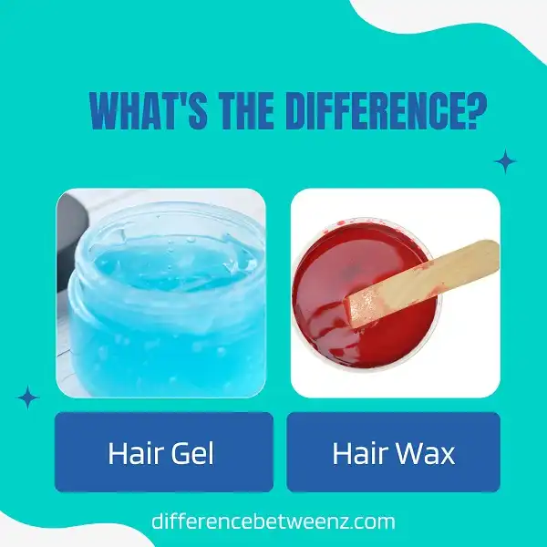 Difference between Hair Gel and Hair Wax