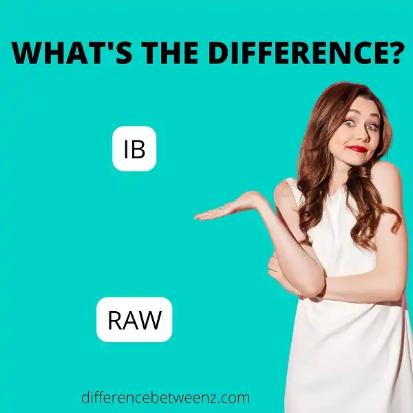 Difference between IB and RAW