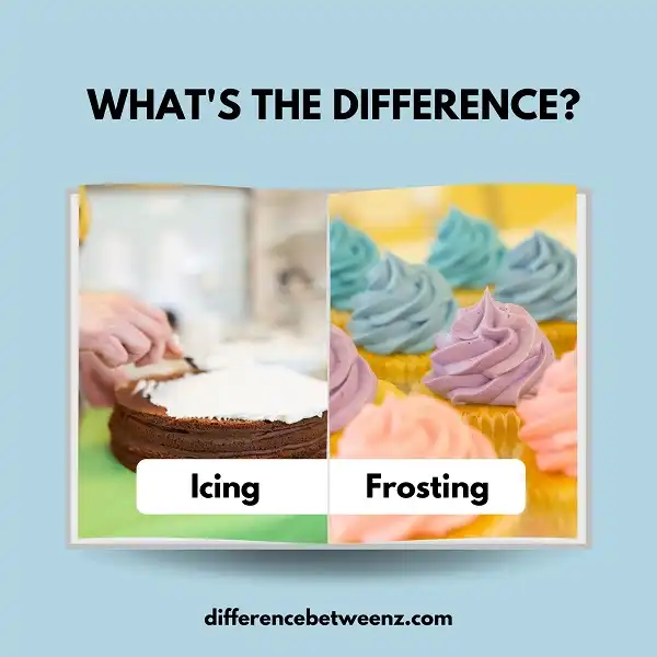 Difference between Icing and Frosting