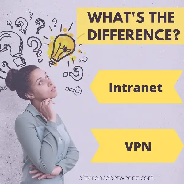 Difference between Intranet and VPN
