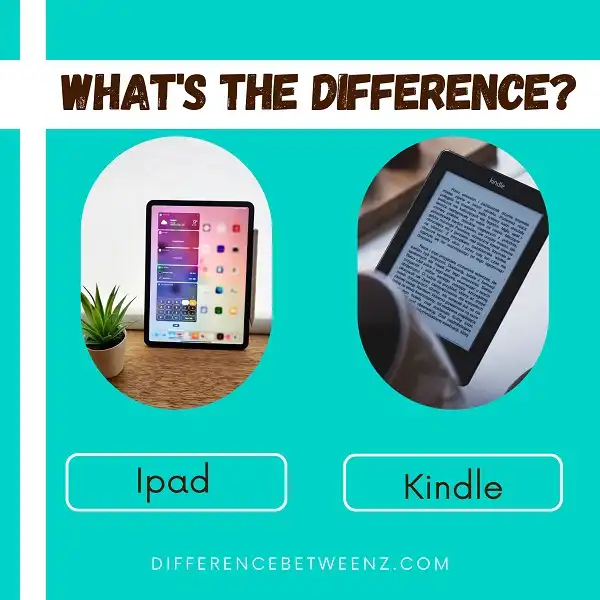 Difference between Ipad and Kindle