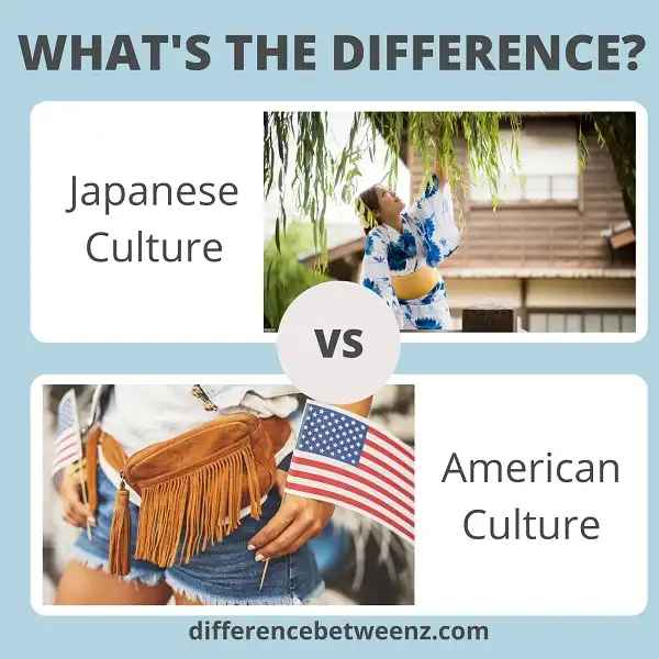 Difference between Japanese and American Culture