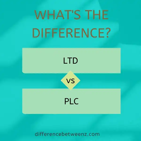 Difference between LTD and PLC