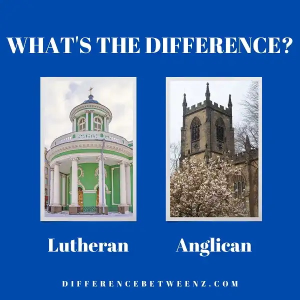Difference between Lutheran and Anglican