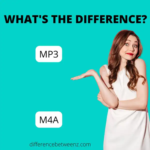 Difference between MP3 and M4A